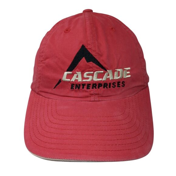 Cascade Enterprises Strapback Hat Red One Size 6 Panel Port Authority - Picture 1 of 9